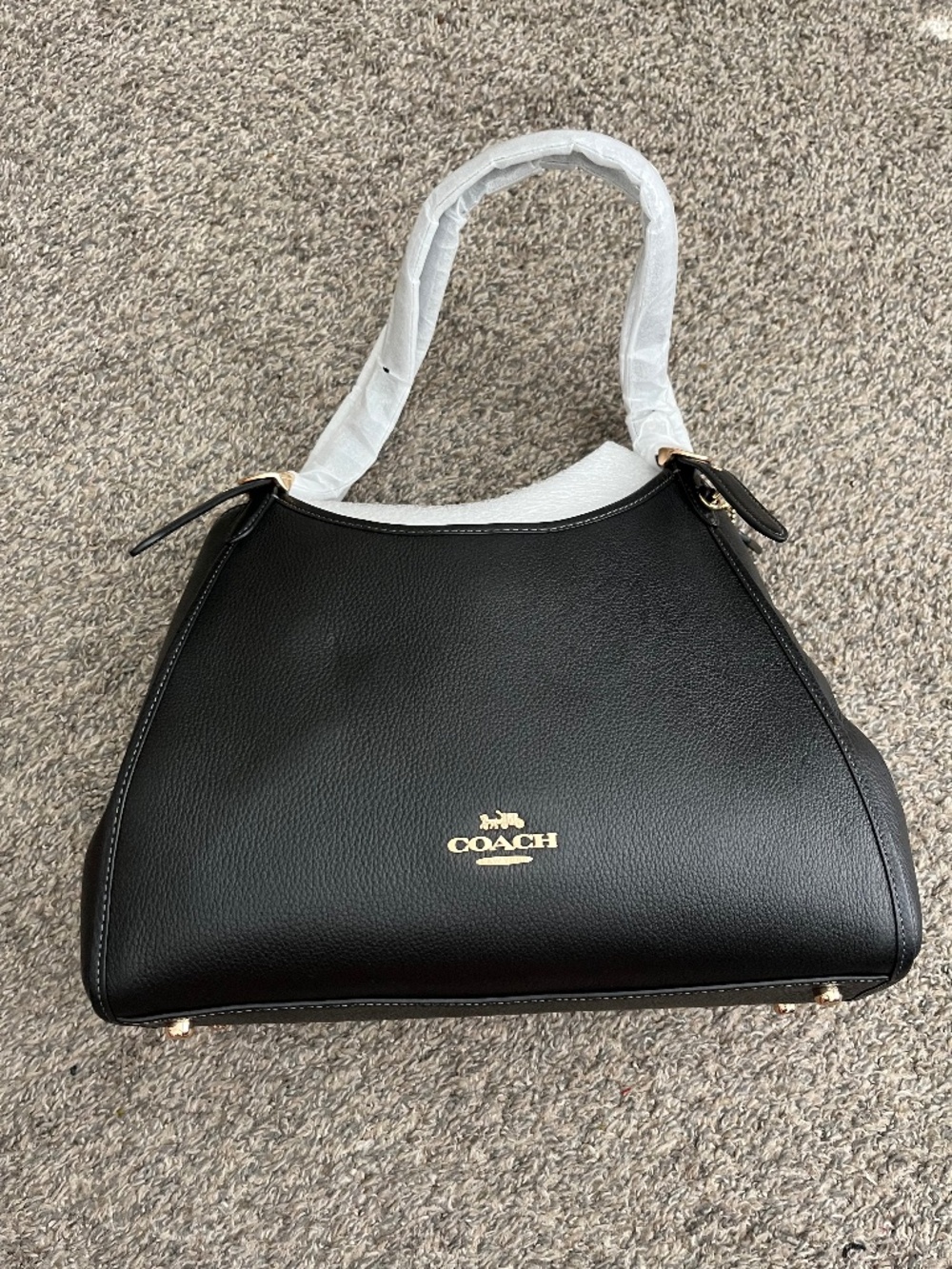 NWT COACH OUTLET BLACK ERIN SHOULDER BAG